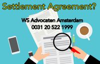 settlement agreement Amsterdam attorney lawyer dismissal redundancy